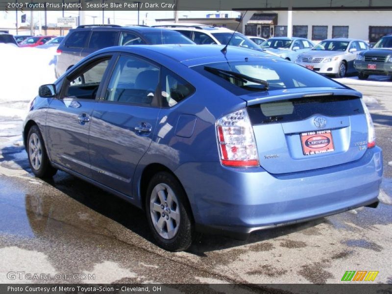 Seaside Blue Pearl / Dark Gray 2009 Toyota Prius Hybrid