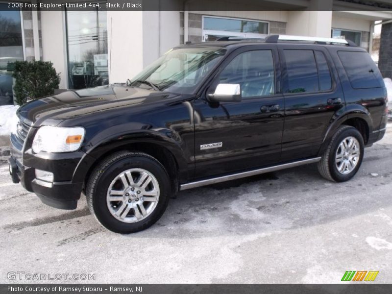 Black / Black 2008 Ford Explorer Limited 4x4