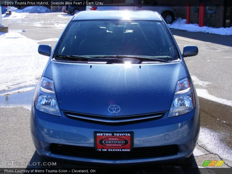 Seaside Blue Pearl / Dark Gray 2009 Toyota Prius Hybrid