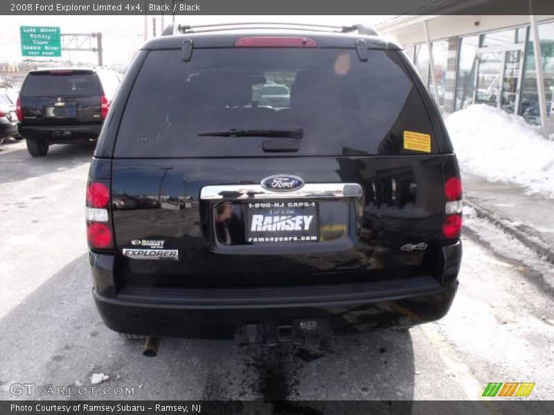 Black / Black 2008 Ford Explorer Limited 4x4