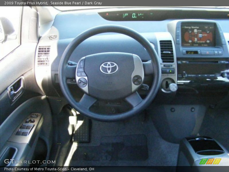 Seaside Blue Pearl / Dark Gray 2009 Toyota Prius Hybrid