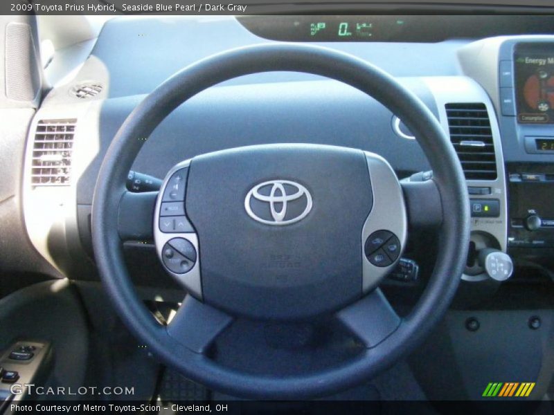 Seaside Blue Pearl / Dark Gray 2009 Toyota Prius Hybrid