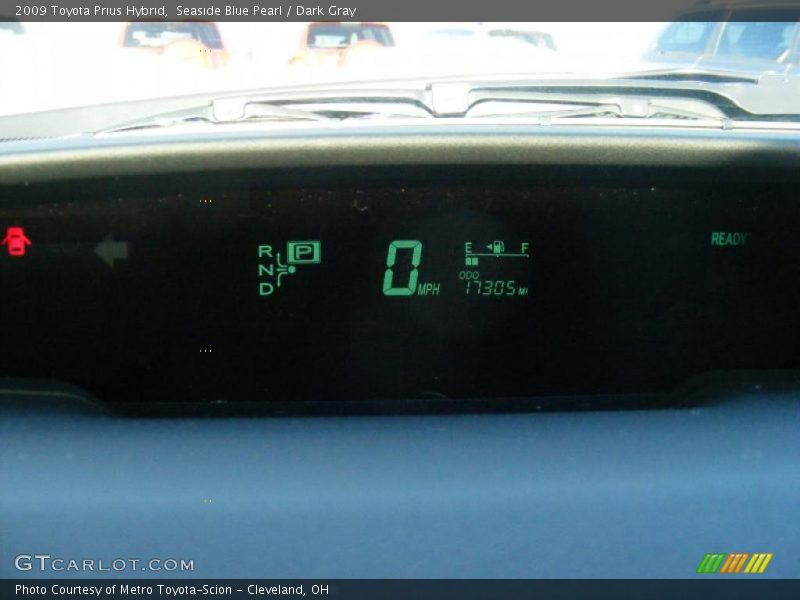 Seaside Blue Pearl / Dark Gray 2009 Toyota Prius Hybrid