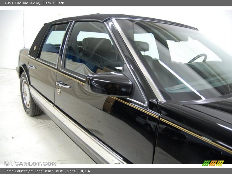 Black / Black 1991 Cadillac Seville