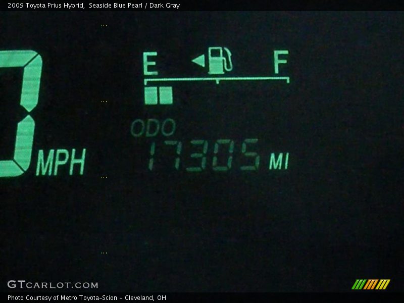 Seaside Blue Pearl / Dark Gray 2009 Toyota Prius Hybrid