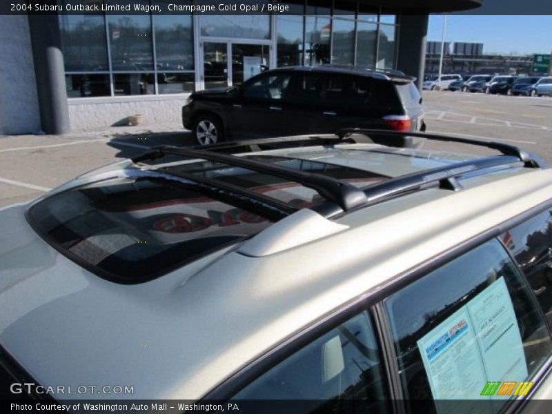 Champagne Gold Opal / Beige 2004 Subaru Outback Limited Wagon