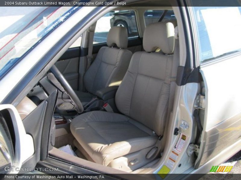  2004 Outback Limited Wagon Beige Interior