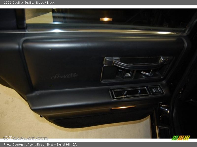 Black / Black 1991 Cadillac Seville