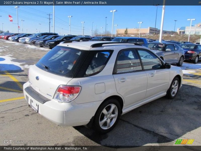Satin White Pearl / Anthracite Black 2007 Subaru Impreza 2.5i Wagon