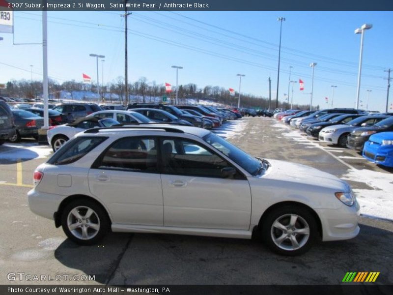 Satin White Pearl / Anthracite Black 2007 Subaru Impreza 2.5i Wagon