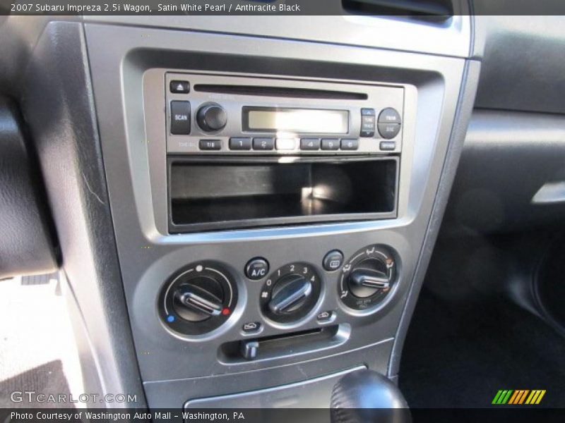 Satin White Pearl / Anthracite Black 2007 Subaru Impreza 2.5i Wagon