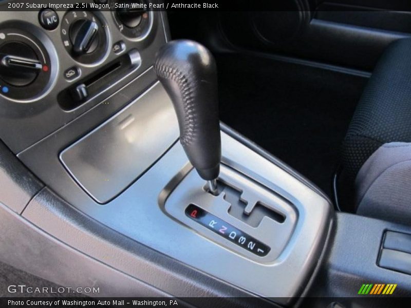 Satin White Pearl / Anthracite Black 2007 Subaru Impreza 2.5i Wagon