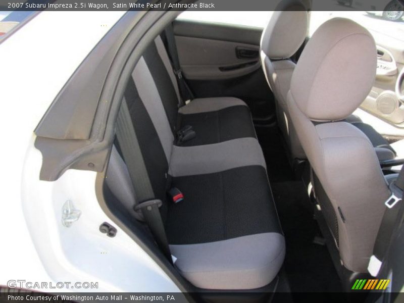 Satin White Pearl / Anthracite Black 2007 Subaru Impreza 2.5i Wagon