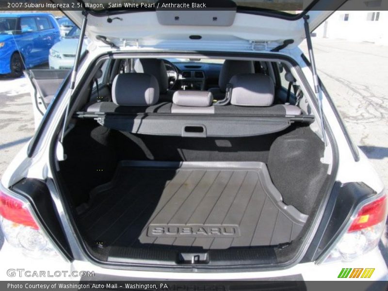 Satin White Pearl / Anthracite Black 2007 Subaru Impreza 2.5i Wagon