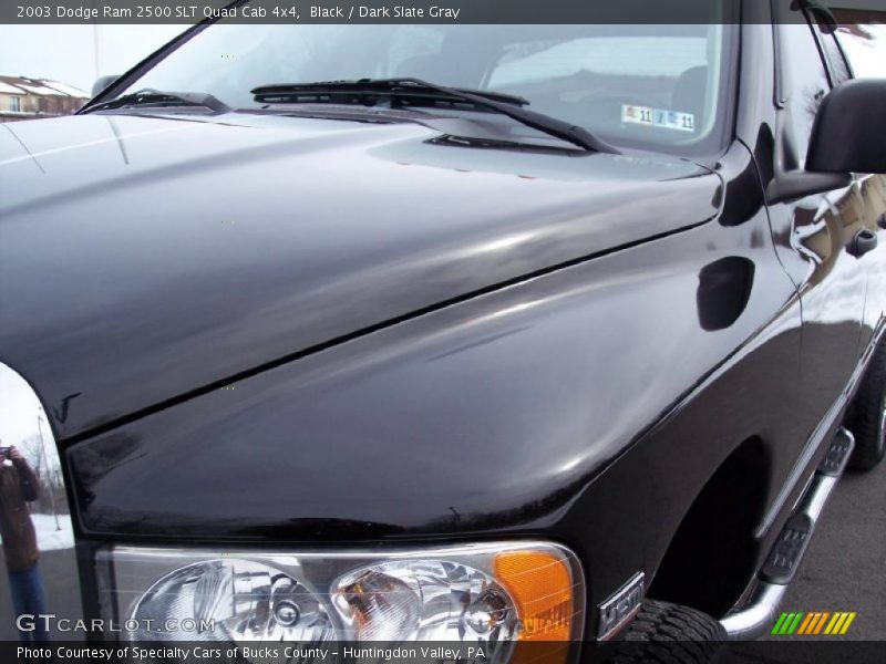 Black / Dark Slate Gray 2003 Dodge Ram 2500 SLT Quad Cab 4x4