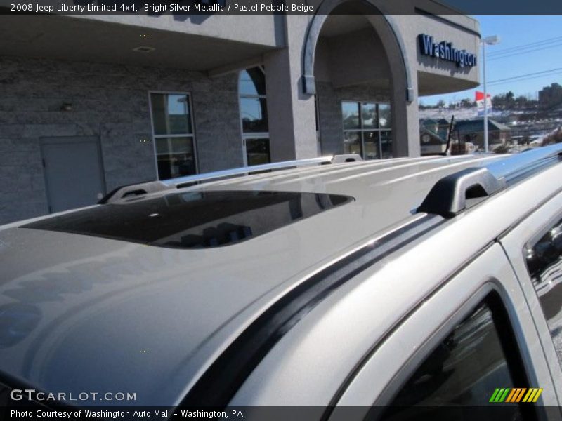 Bright Silver Metallic / Pastel Pebble Beige 2008 Jeep Liberty Limited 4x4