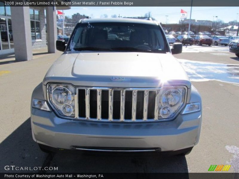 Bright Silver Metallic / Pastel Pebble Beige 2008 Jeep Liberty Limited 4x4