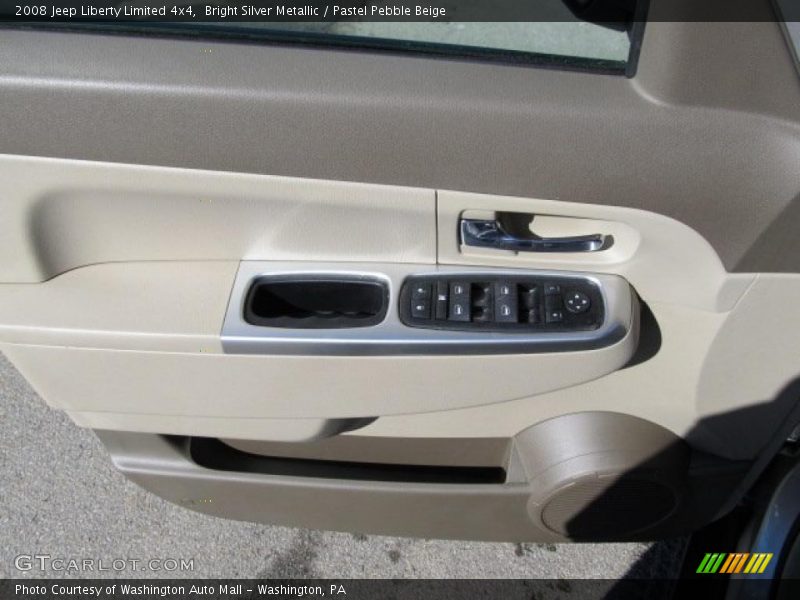 Bright Silver Metallic / Pastel Pebble Beige 2008 Jeep Liberty Limited 4x4