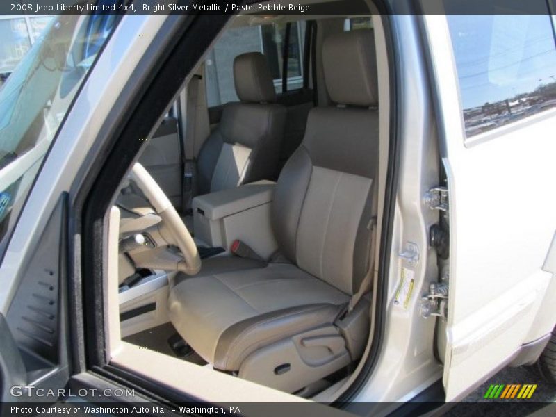Bright Silver Metallic / Pastel Pebble Beige 2008 Jeep Liberty Limited 4x4