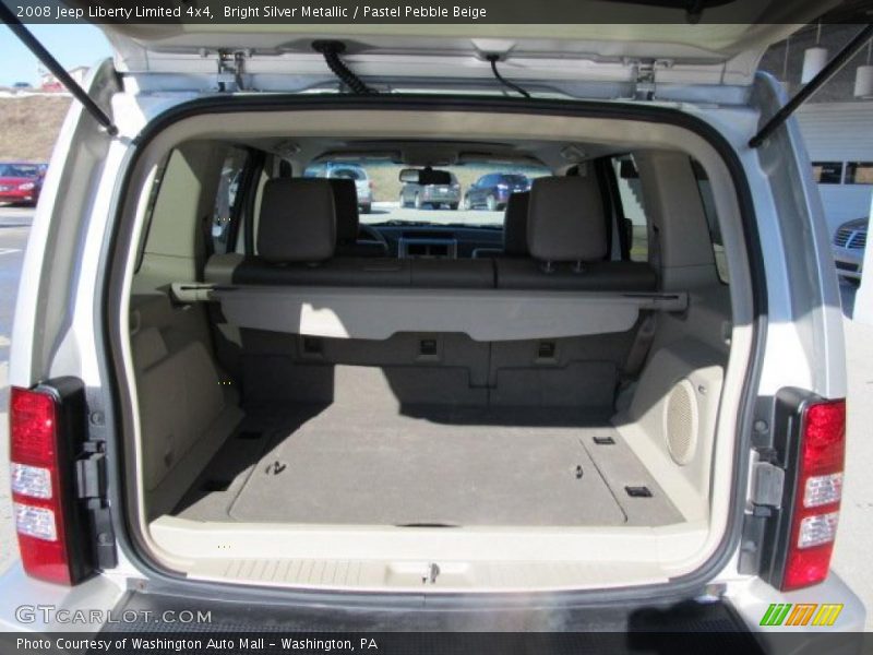 Bright Silver Metallic / Pastel Pebble Beige 2008 Jeep Liberty Limited 4x4