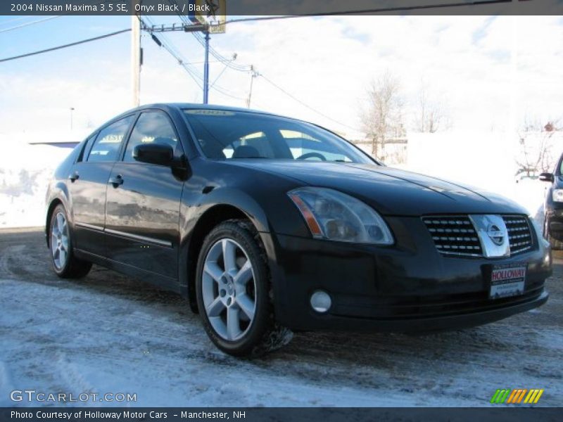 Onyx Black / Black 2004 Nissan Maxima 3.5 SE