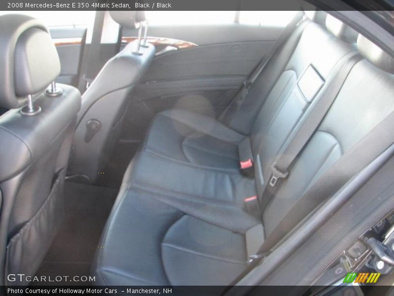 Black / Black 2008 Mercedes-Benz E 350 4Matic Sedan