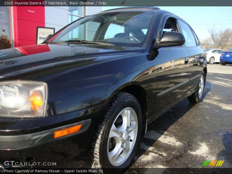 Black Obsidian / Gray 2005 Hyundai Elantra GT Hatchback