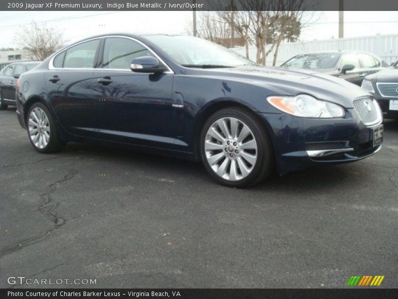 Indigo Blue Metallic / Ivory/Oyster 2009 Jaguar XF Premium Luxury