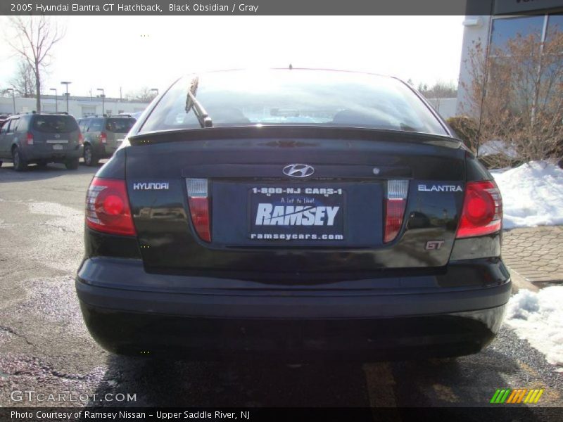 Black Obsidian / Gray 2005 Hyundai Elantra GT Hatchback