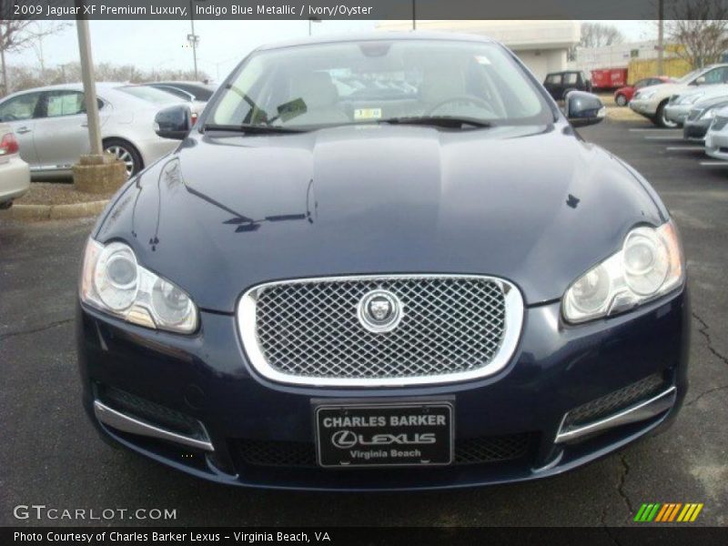 Indigo Blue Metallic / Ivory/Oyster 2009 Jaguar XF Premium Luxury