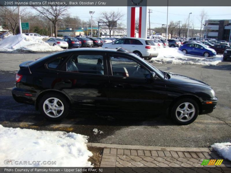 Black Obsidian / Gray 2005 Hyundai Elantra GT Hatchback