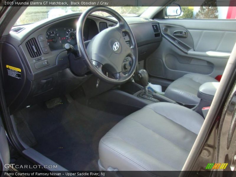  2005 Elantra GT Hatchback Gray Interior
