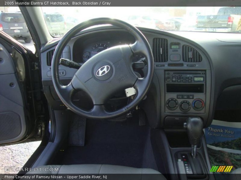 Black Obsidian / Gray 2005 Hyundai Elantra GT Hatchback