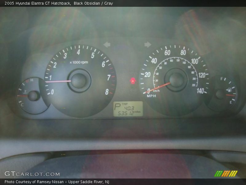 Black Obsidian / Gray 2005 Hyundai Elantra GT Hatchback