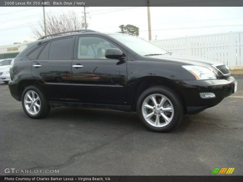 Black Onyx / Ivory 2008 Lexus RX 350 AWD