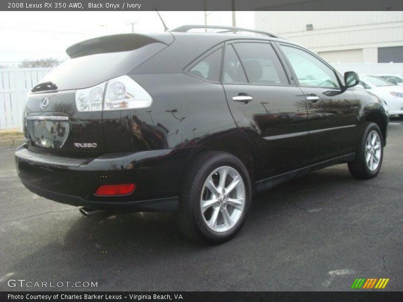 Black Onyx / Ivory 2008 Lexus RX 350 AWD