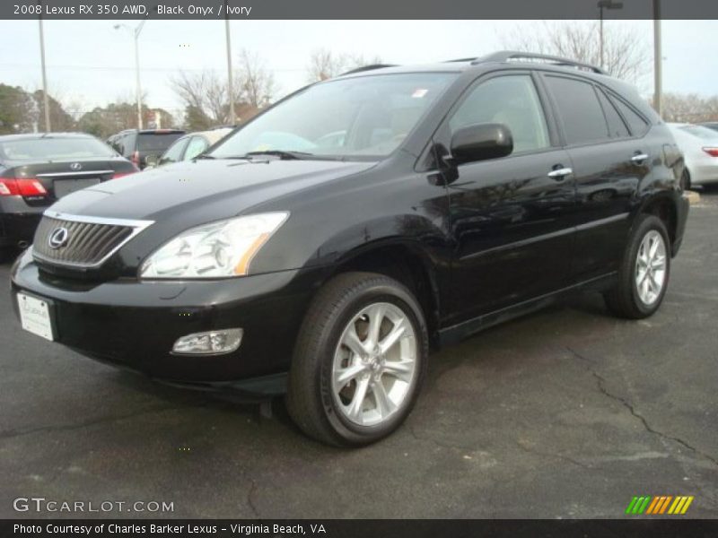 Black Onyx / Ivory 2008 Lexus RX 350 AWD