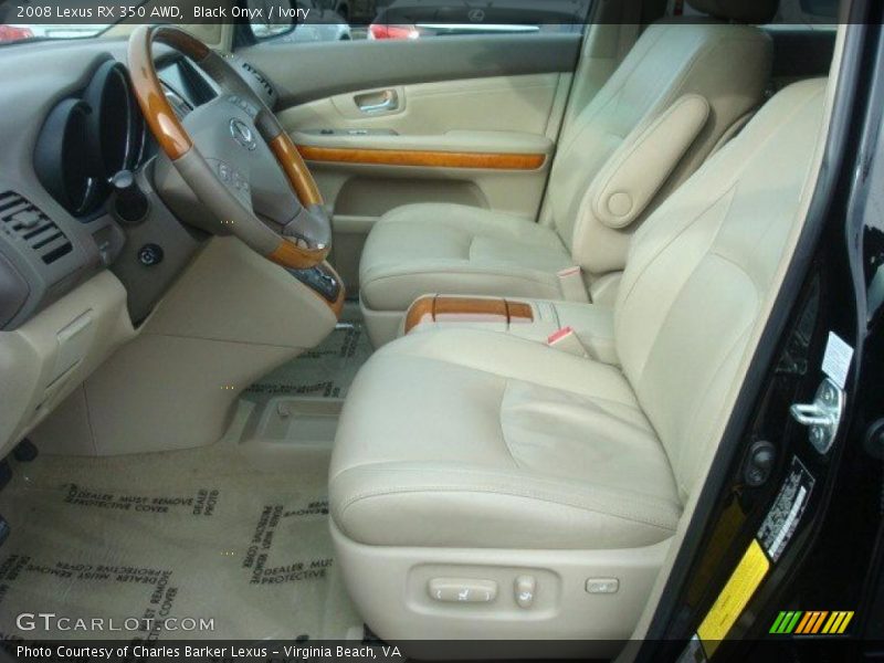 Black Onyx / Ivory 2008 Lexus RX 350 AWD