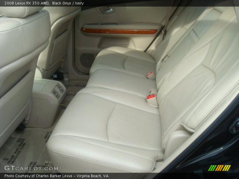 Black Onyx / Ivory 2008 Lexus RX 350 AWD