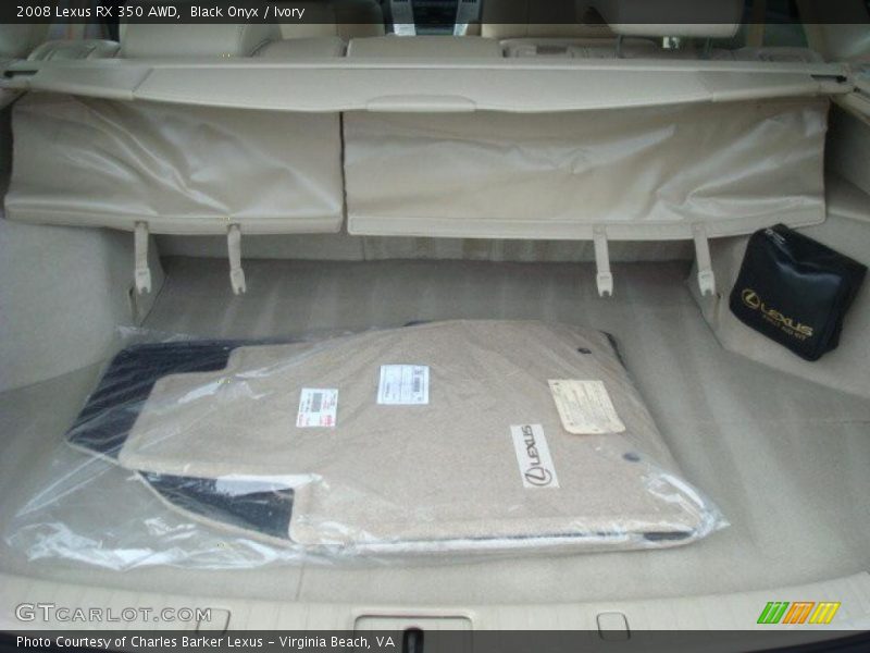 Black Onyx / Ivory 2008 Lexus RX 350 AWD