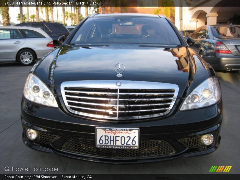 Black / Black 2008 Mercedes-Benz S 65 AMG Sedan