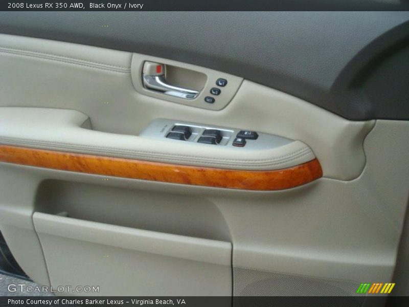 Black Onyx / Ivory 2008 Lexus RX 350 AWD