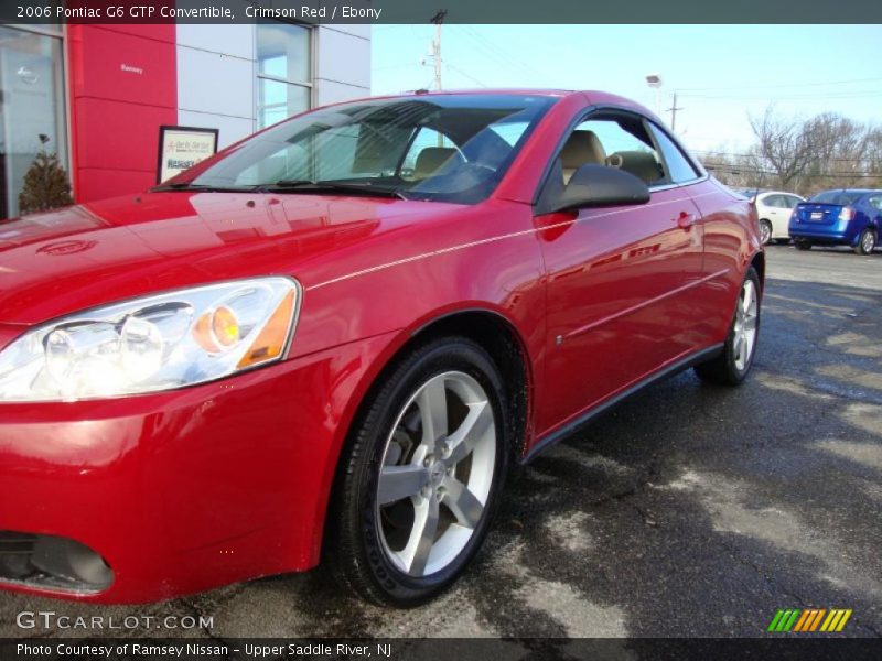 Crimson Red / Ebony 2006 Pontiac G6 GTP Convertible
