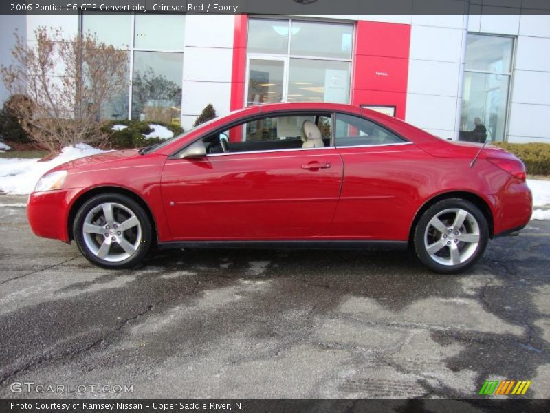 Crimson Red / Ebony 2006 Pontiac G6 GTP Convertible