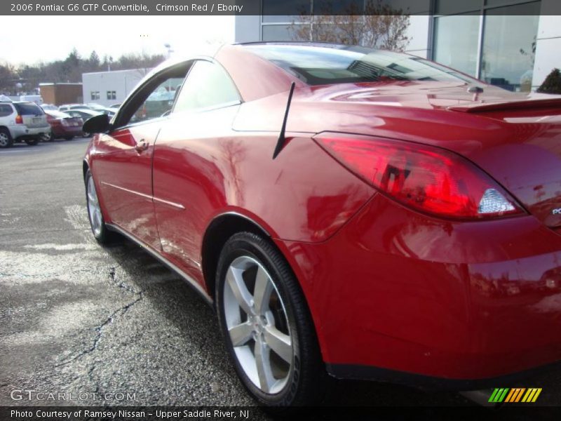 Crimson Red / Ebony 2006 Pontiac G6 GTP Convertible