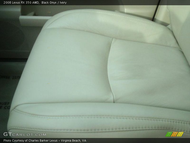 Black Onyx / Ivory 2008 Lexus RX 350 AWD