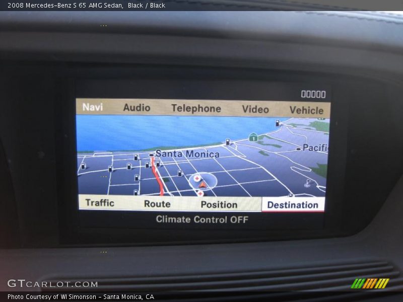 Navigation of 2008 S 65 AMG Sedan