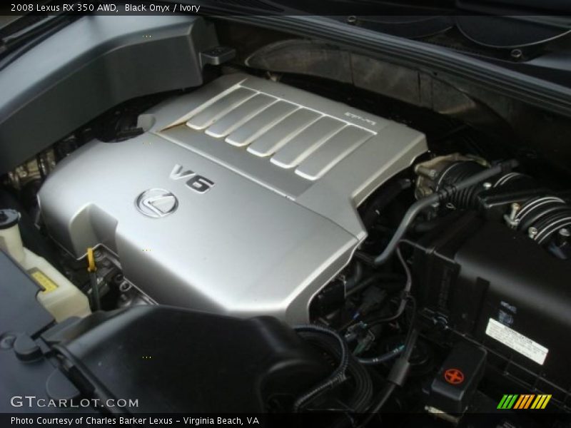 Black Onyx / Ivory 2008 Lexus RX 350 AWD