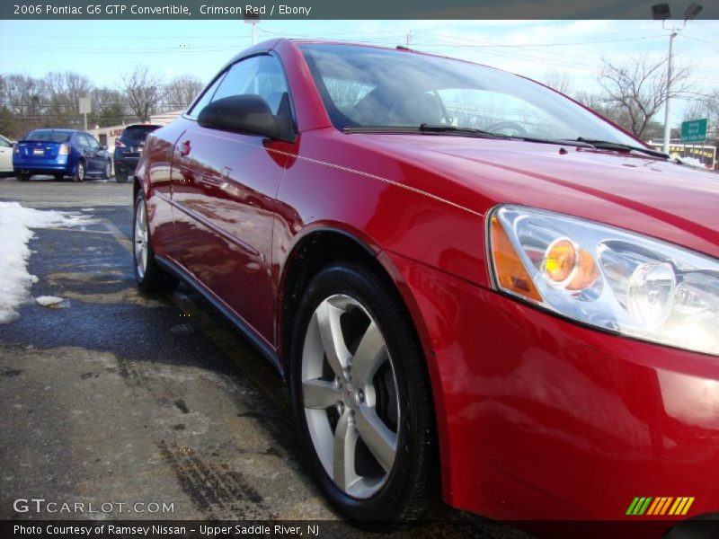 Crimson Red / Ebony 2006 Pontiac G6 GTP Convertible