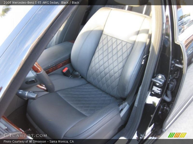 Black / Black 2008 Mercedes-Benz S 65 AMG Sedan